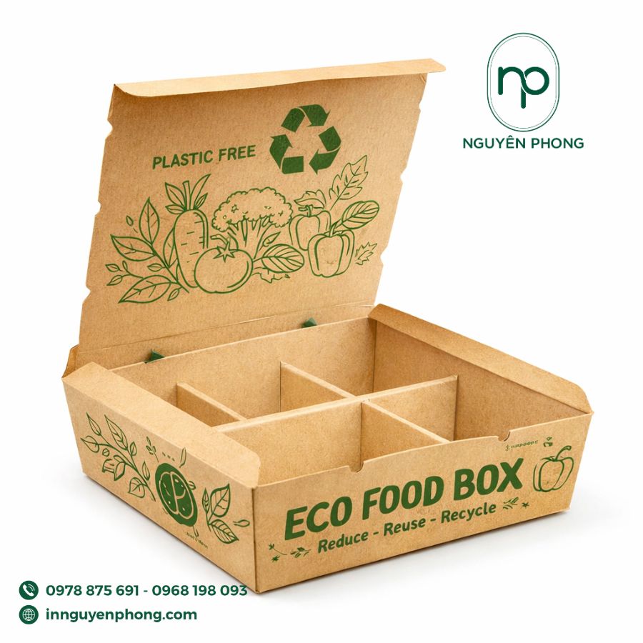 In hộp đựng đồ ăn theo yêu cầu tại TPHCM